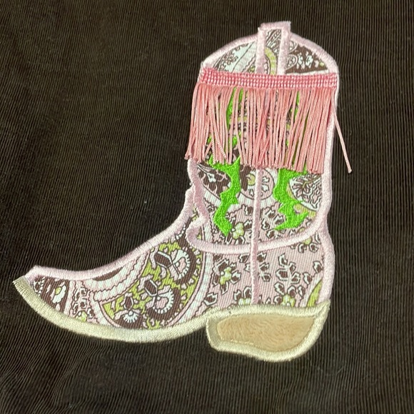 Nwt Ritzy Tots Western Boot Corduroy Dress - Picture 4 of 9